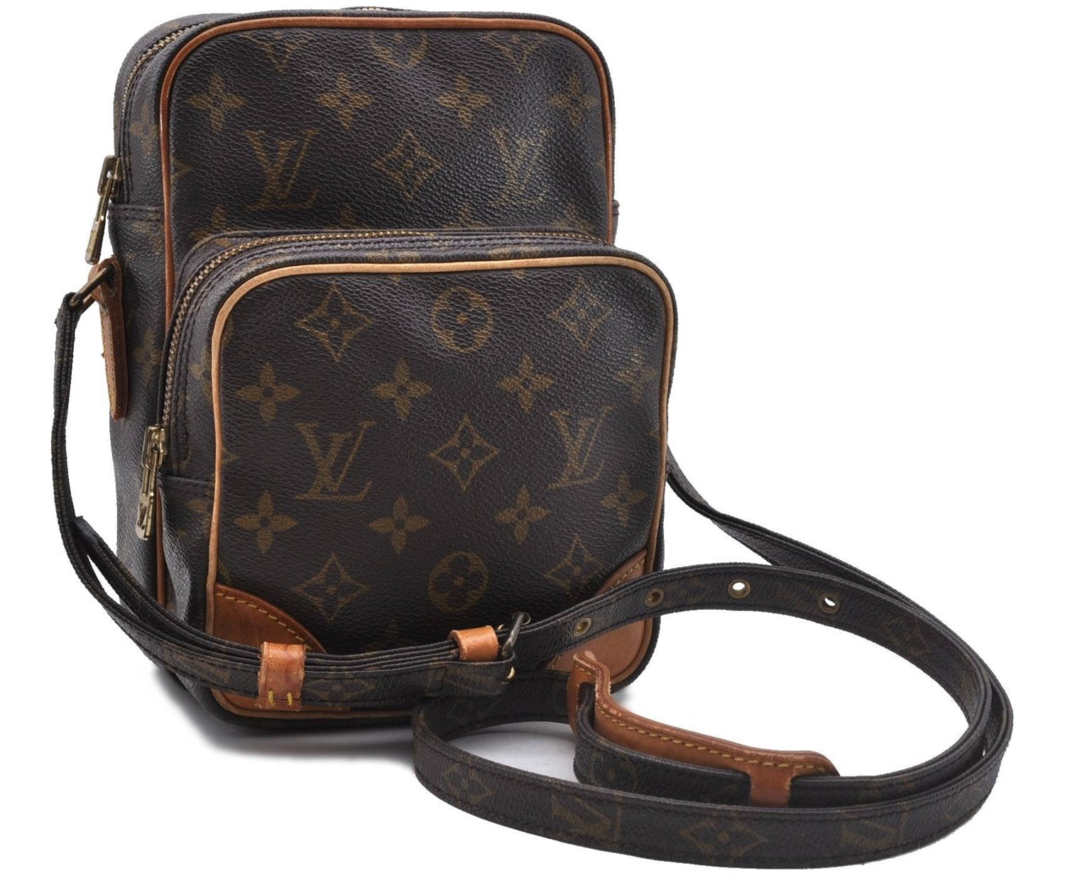 Authentic Louis Vuitton Monogram Amazone Shoulder Cross Body Bag M45236 LV 4057D