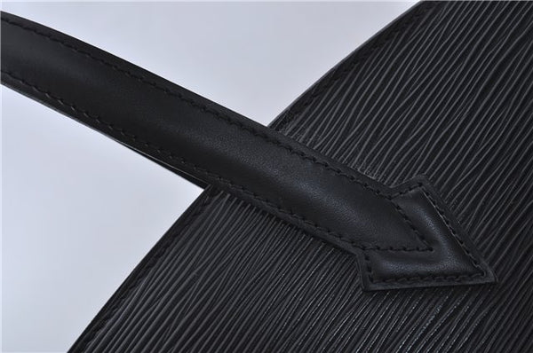 Authentic Louis Vuitton Epi Saint Jacques Hand Bag Black M52272 LV 4059D