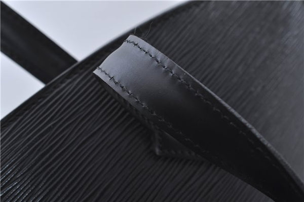 Authentic Louis Vuitton Epi Saint Jacques Hand Bag Black M52272 LV 4059D