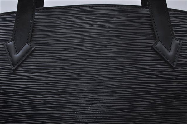 Authentic Louis Vuitton Epi Saint Jacques Hand Bag Black M52272 LV 4059D