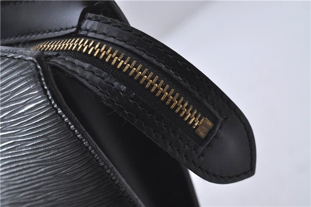 Authentic Louis Vuitton Epi Saint Jacques Hand Bag Black M52272 LV 4059D