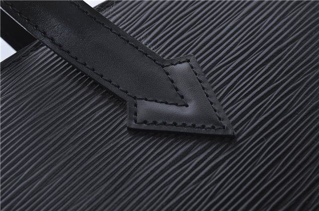 Authentic Louis Vuitton Epi Saint Jacques Hand Bag Black M52272 LV 4059D