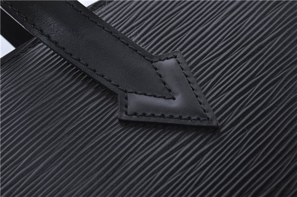 Authentic Louis Vuitton Epi Saint Jacques Hand Bag Black M52272 LV 4059D