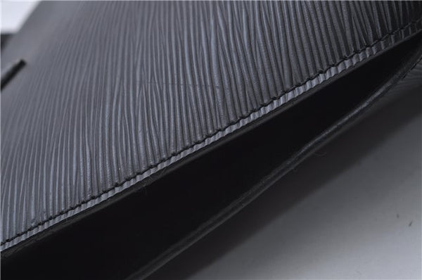 Authentic Louis Vuitton Epi Saint Jacques Hand Bag Black M52272 LV 4059D