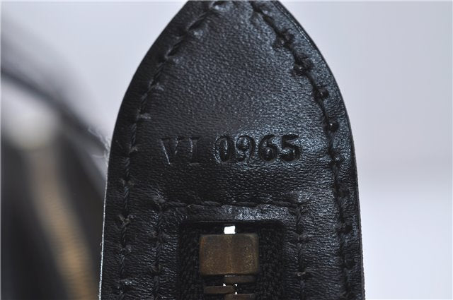 Authentic Louis Vuitton Epi Saint Jacques Hand Bag Black M52272 LV 4059D