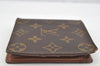 Authentic Louis Vuitton Monogram Porte Billet Carte Credit Monnaie Wallet 4059I