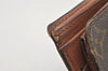 Authentic Louis Vuitton Monogram Porte Billet Carte Credit Monnaie Wallet 4059I