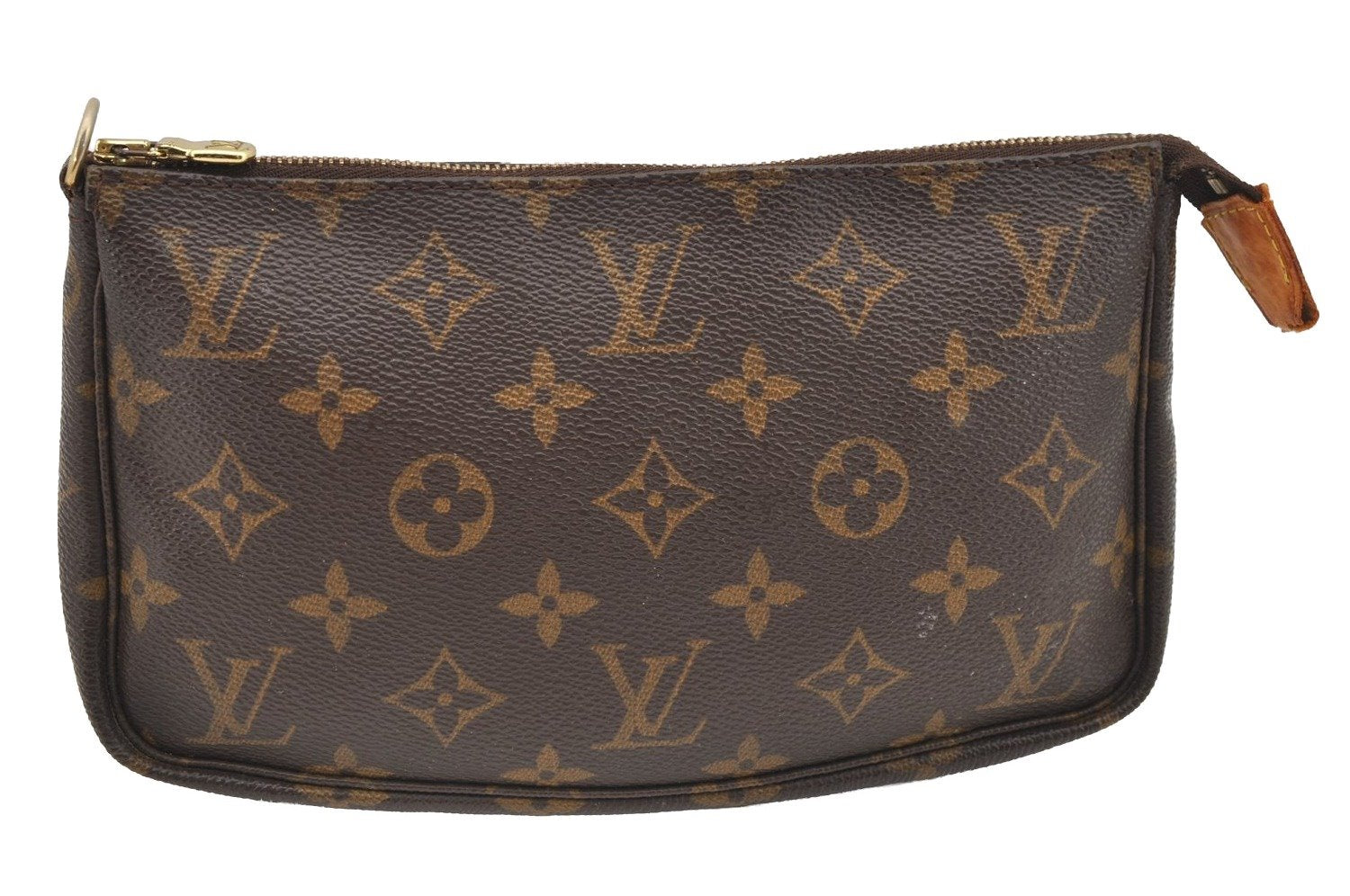 Authentic Louis Vuitton Monogram Pochette Accessoires Pouch M51980 LV Junk 4060I