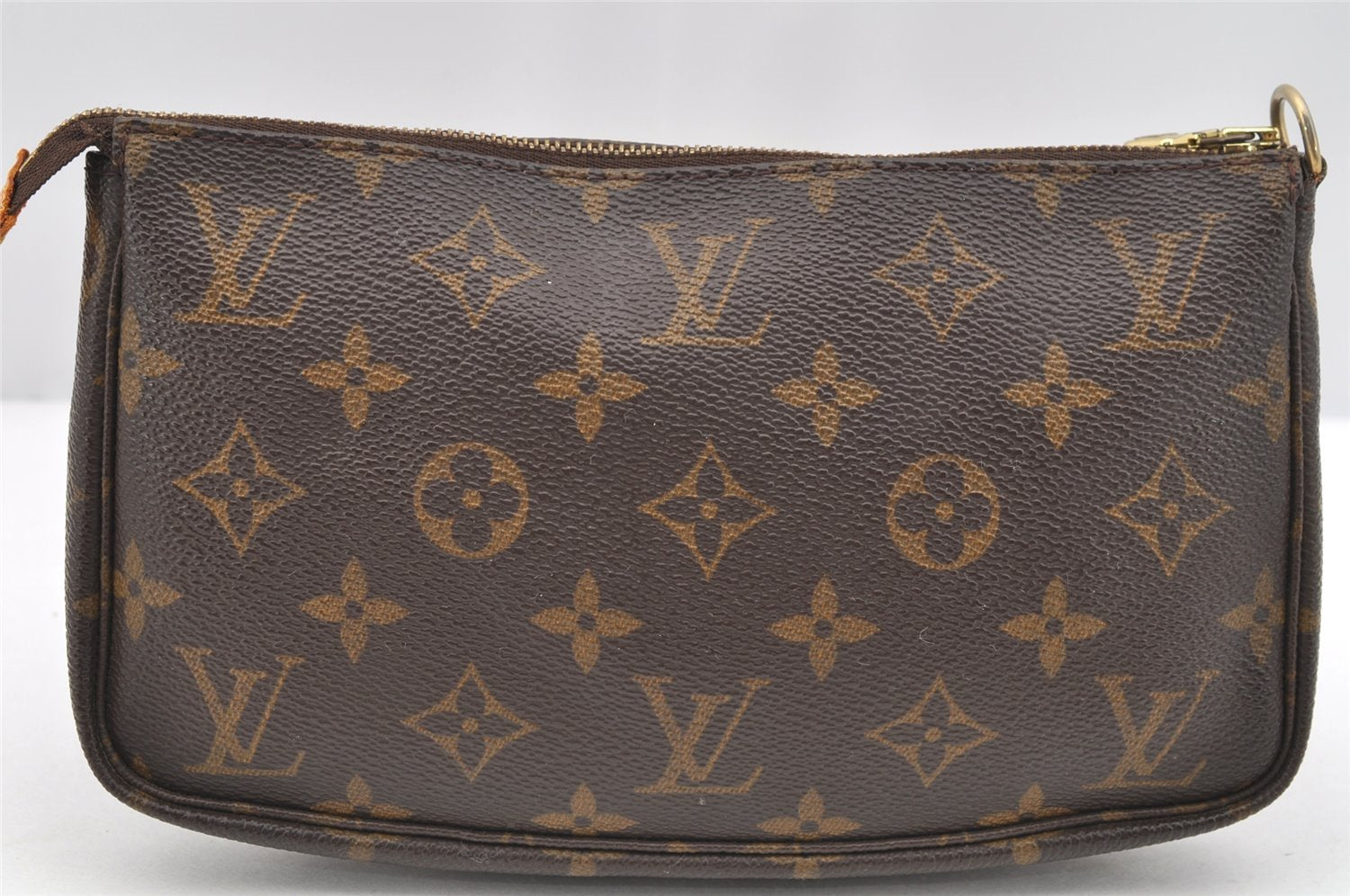 Authentic Louis Vuitton Monogram Pochette Accessoires Pouch M51980 LV Junk 4060I