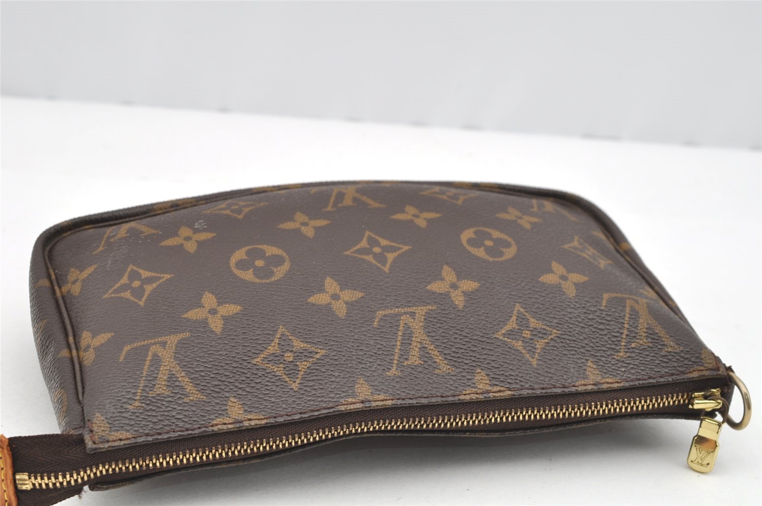 Authentic Louis Vuitton Monogram Pochette Accessoires Pouch M51980 LV Junk 4060I