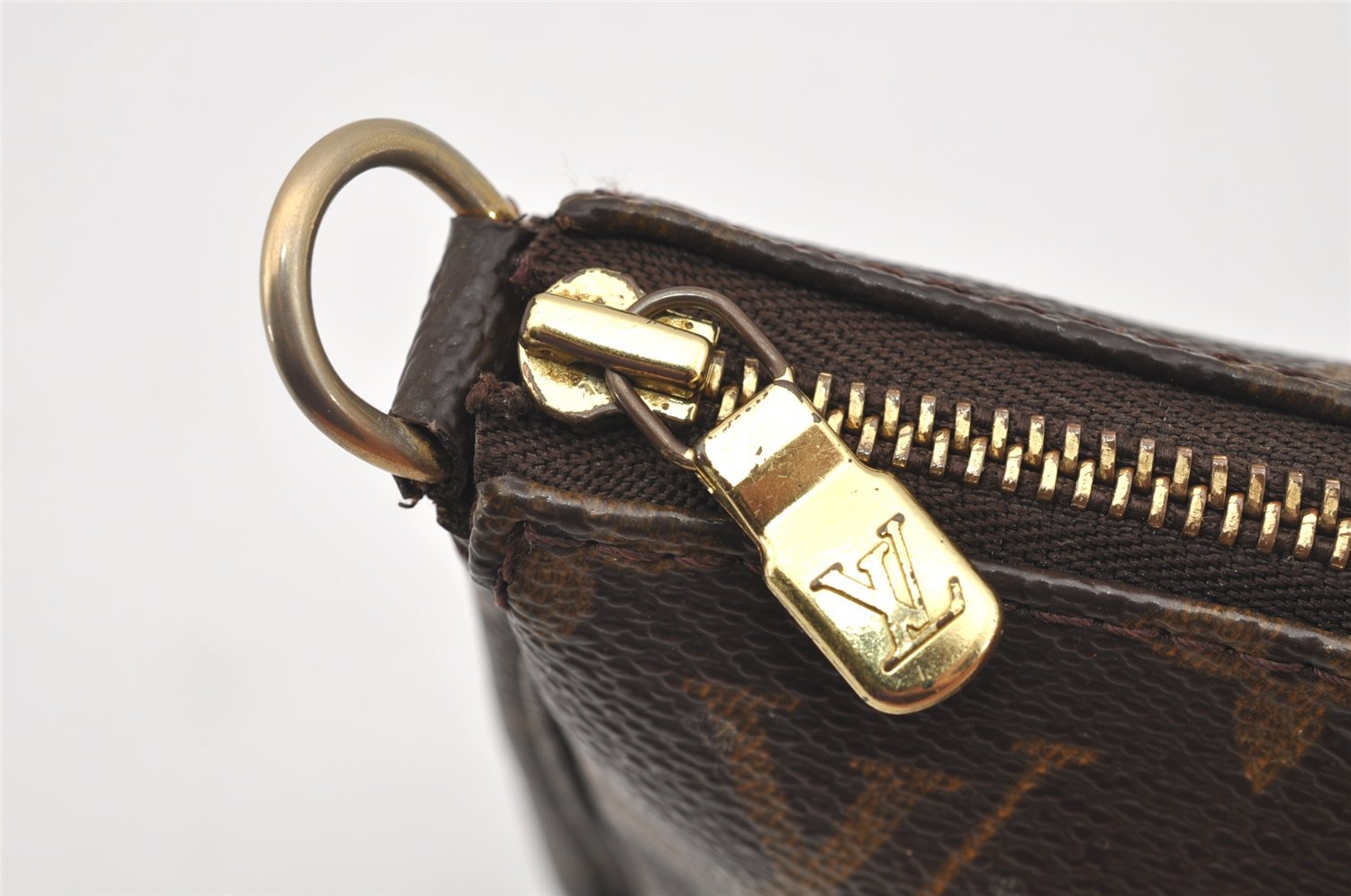 Authentic Louis Vuitton Monogram Pochette Accessoires Pouch M51980 LV Junk 4060I