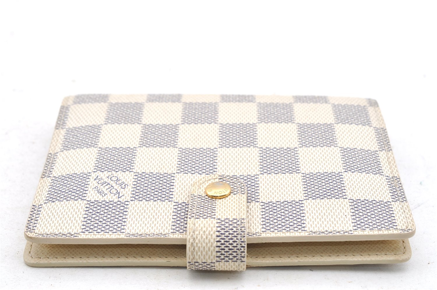 Authentic Louis Vuitton Damier Azur Agenda PM Notebook Cover R20706 LV 4061I