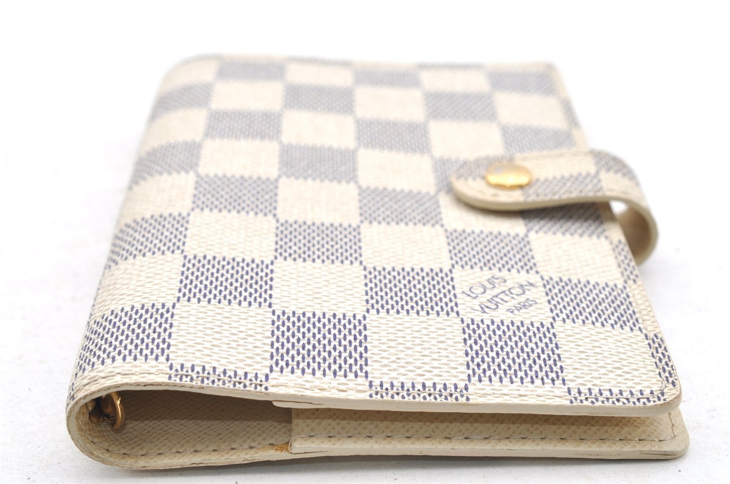 Authentic Louis Vuitton Damier Azur Agenda PM Notebook Cover R20706 LV 4061I