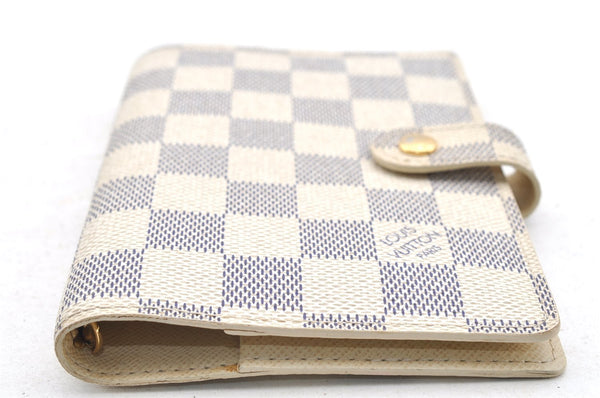Authentic Louis Vuitton Damier Azur Agenda PM Notebook Cover R20706 LV 4061I