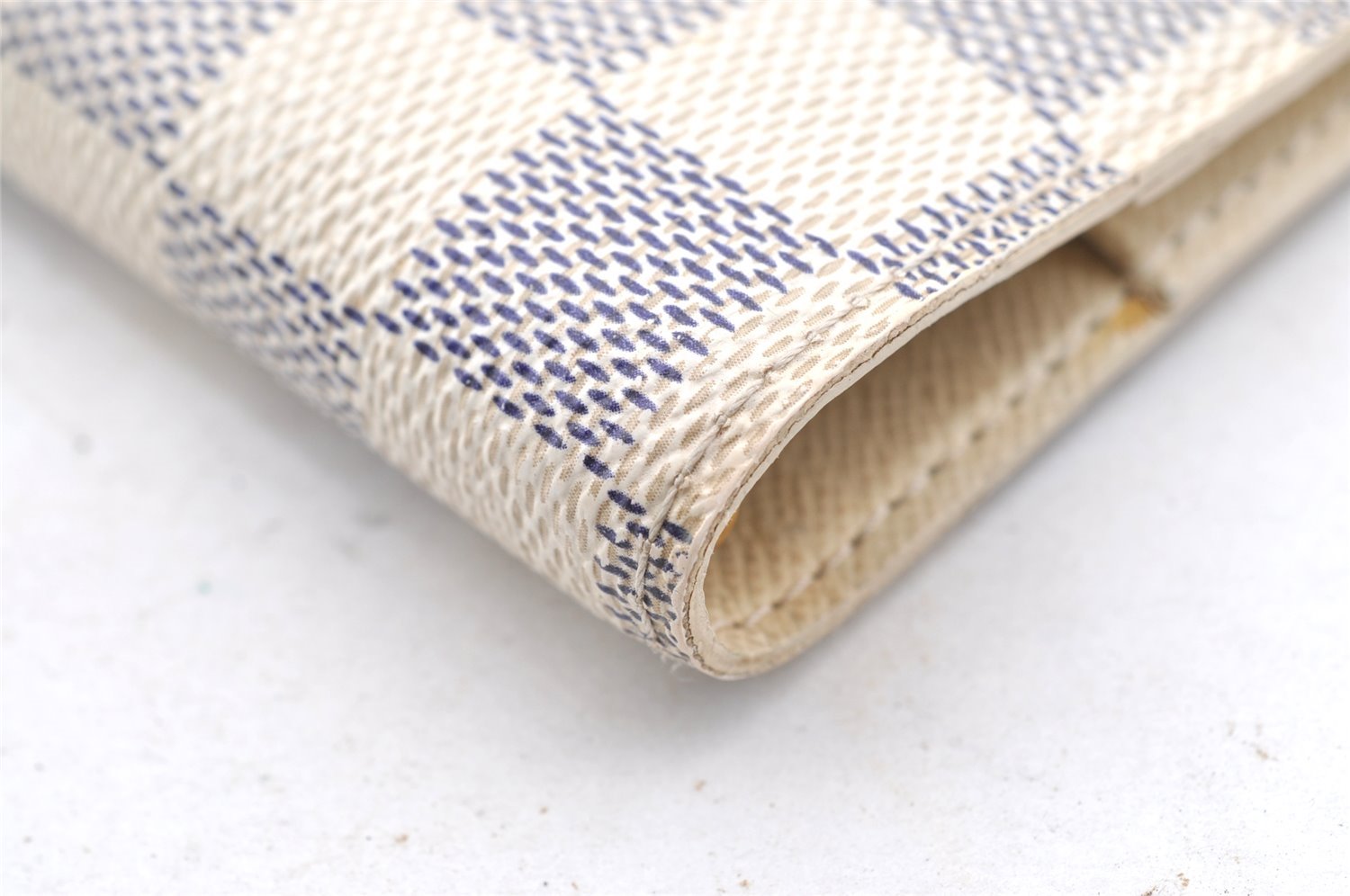 Authentic Louis Vuitton Damier Azur Agenda PM Notebook Cover R20706 LV 4061I