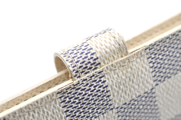 Authentic Louis Vuitton Damier Azur Agenda PM Notebook Cover R20706 LV 4061I