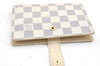 Authentic Louis Vuitton Damier Azur Agenda PM Notebook Cover R20706 LV 4061I