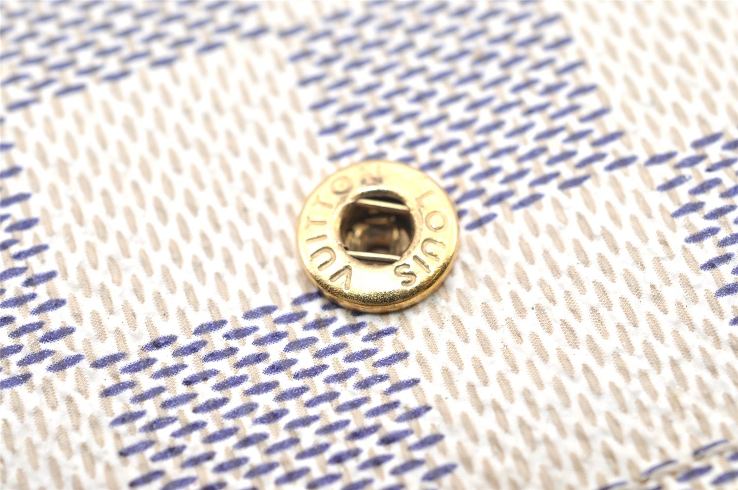 Authentic Louis Vuitton Damier Azur Agenda PM Notebook Cover R20706 LV 4061I