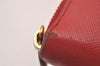 Authentic PRADA Vintage Saffiano Multic Leather Long Wallet Purse Red 4066I