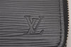 Authentic Louis Vuitton Epi Zippy Wallet Vertical Purse Black M60965 LV 4067I