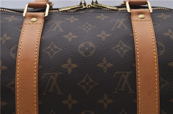 Authentic Louis Vuitton Monogram Keepall 50 Boston Bag M41426 LV 4068D