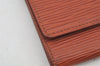 Authentic Louis Vuitton Epi Porte Yen Vintage Long Wallet Purse Brown LV 4069I