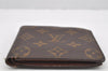 Authentic Louis Vuitton Monogram Porte Billet Carte Credit Monnaie Wallet 4070I