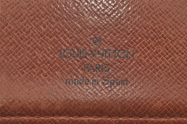 Authentic Louis Vuitton Monogram Porte Billet Carte Credit Monnaie Wallet 4070I