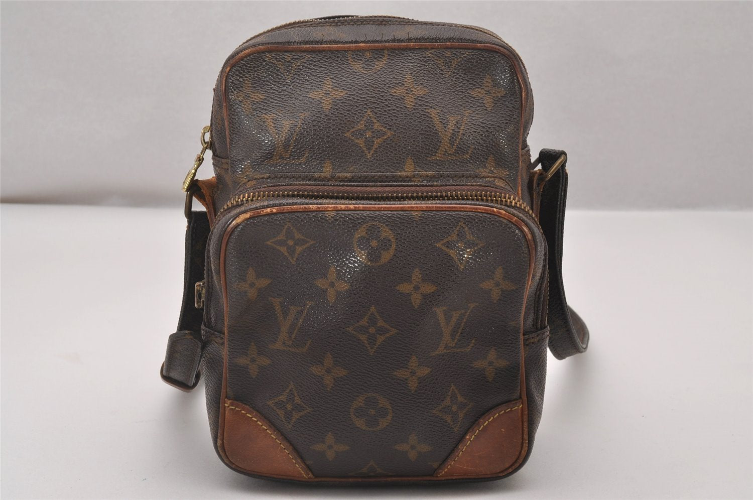 Authentic Louis Vuitton Monogram Amazone Shoulder Cross Body Bag M45236 LV 4071I