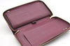 Authentic Louis Vuitton Vernis Zippy Organizer Long Wallet M93609 Purple 4072I