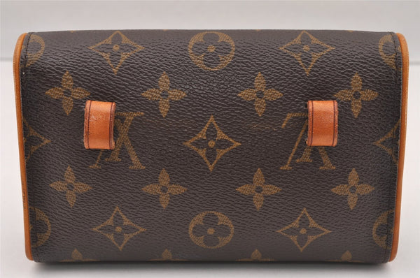 Auth Louis Vuitton Monogram Pochette Florentine Pouch Waist Bag M51855 LV 4073I