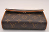 Auth Louis Vuitton Monogram Pochette Florentine Pouch Waist Bag M51855 LV 4073I