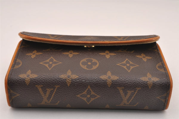 Auth Louis Vuitton Monogram Pochette Florentine Pouch Waist Bag M51855 LV 4073I