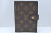 Authentic Louis Vuitton Monogram Agenda PM Notebook Cover R20005 LV 4074I