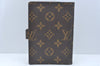 Authentic Louis Vuitton Monogram Agenda PM Notebook Cover R20005 LV 4074I