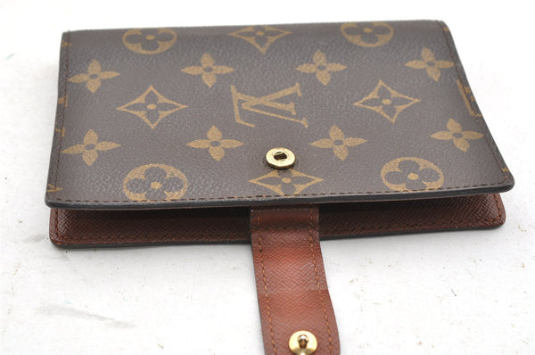 Authentic Louis Vuitton Monogram Agenda PM Notebook Cover R20005 LV 4074I