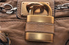 Authentic Chloe Paddington Leather Shoulder Hand Bag Purse Brown 4076C