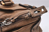 Authentic Chloe Paddington Leather Shoulder Hand Bag Purse Brown 4076C