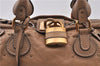 Authentic Chloe Paddington Leather Shoulder Hand Bag Purse Brown 4076C