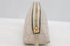 Authentic GUCCI Vintage Guccissima GG Leather Pouch Purse 141811 White 4076I