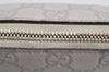 Authentic GUCCI Vintage Guccissima GG Leather Pouch Purse 141811 White 4076I