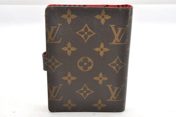 Auth Louis Vuitton Monogram Agenda PM Yayoi Kusama M91516 Notebook Cover 4077I