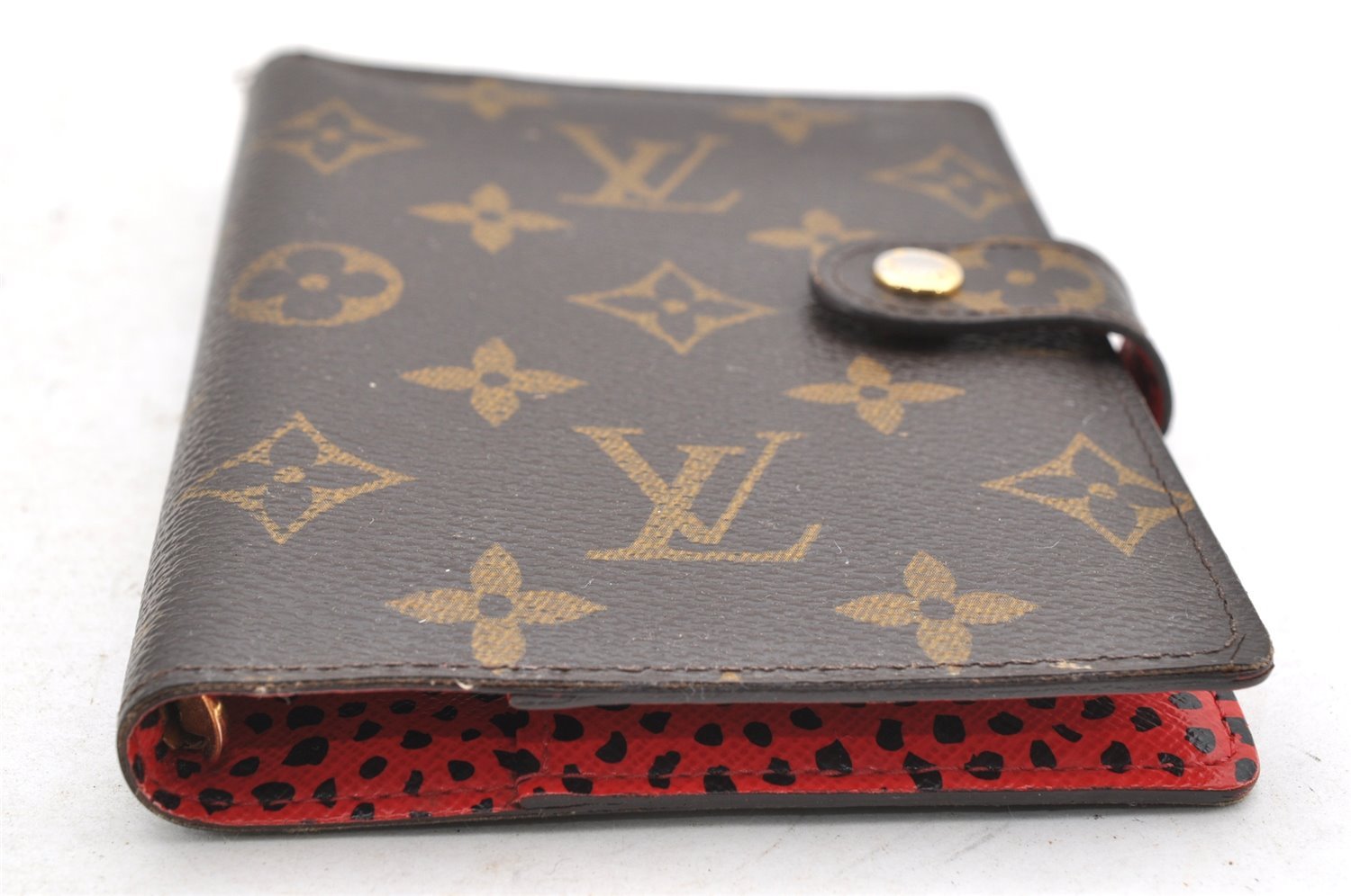 Auth Louis Vuitton Monogram Agenda PM Yayoi Kusama M91516 Notebook Cover 4077I