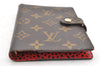 Auth Louis Vuitton Monogram Agenda PM Yayoi Kusama M91516 Notebook Cover 4077I
