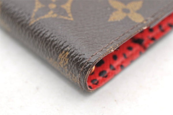 Auth Louis Vuitton Monogram Agenda PM Yayoi Kusama M91516 Notebook Cover 4077I