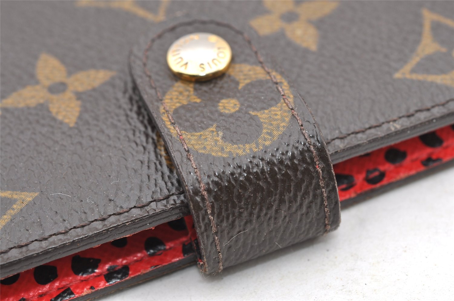 Auth Louis Vuitton Monogram Agenda PM Yayoi Kusama M91516 Notebook Cover 4077I