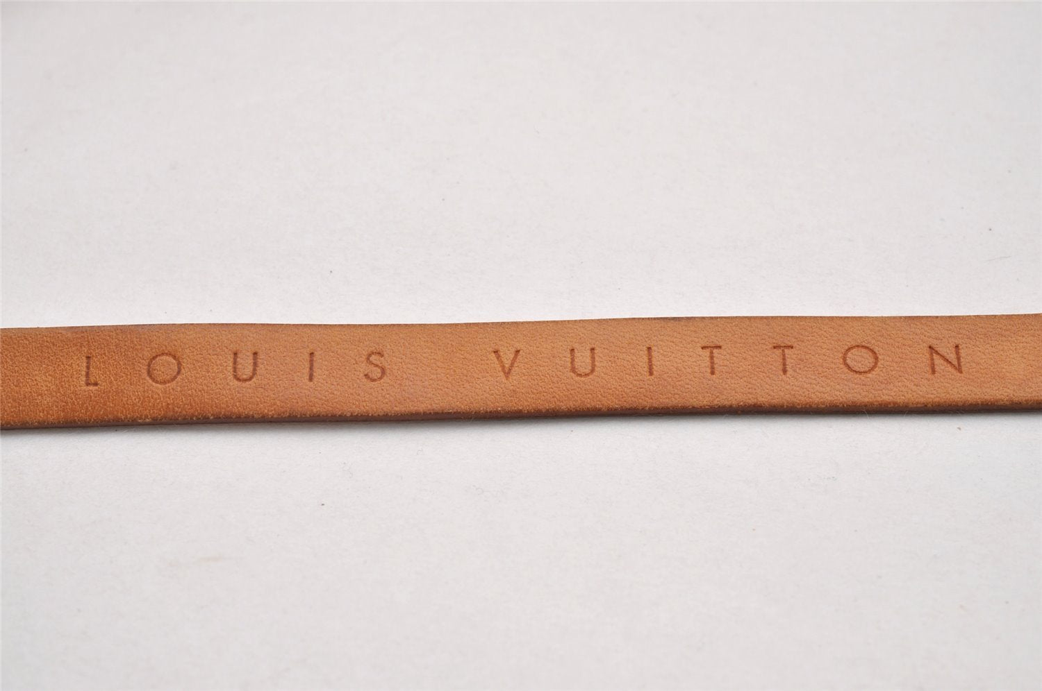 Auth Louis Vuitton Leather Shoulder Strap For Florentine S Beige 40.6