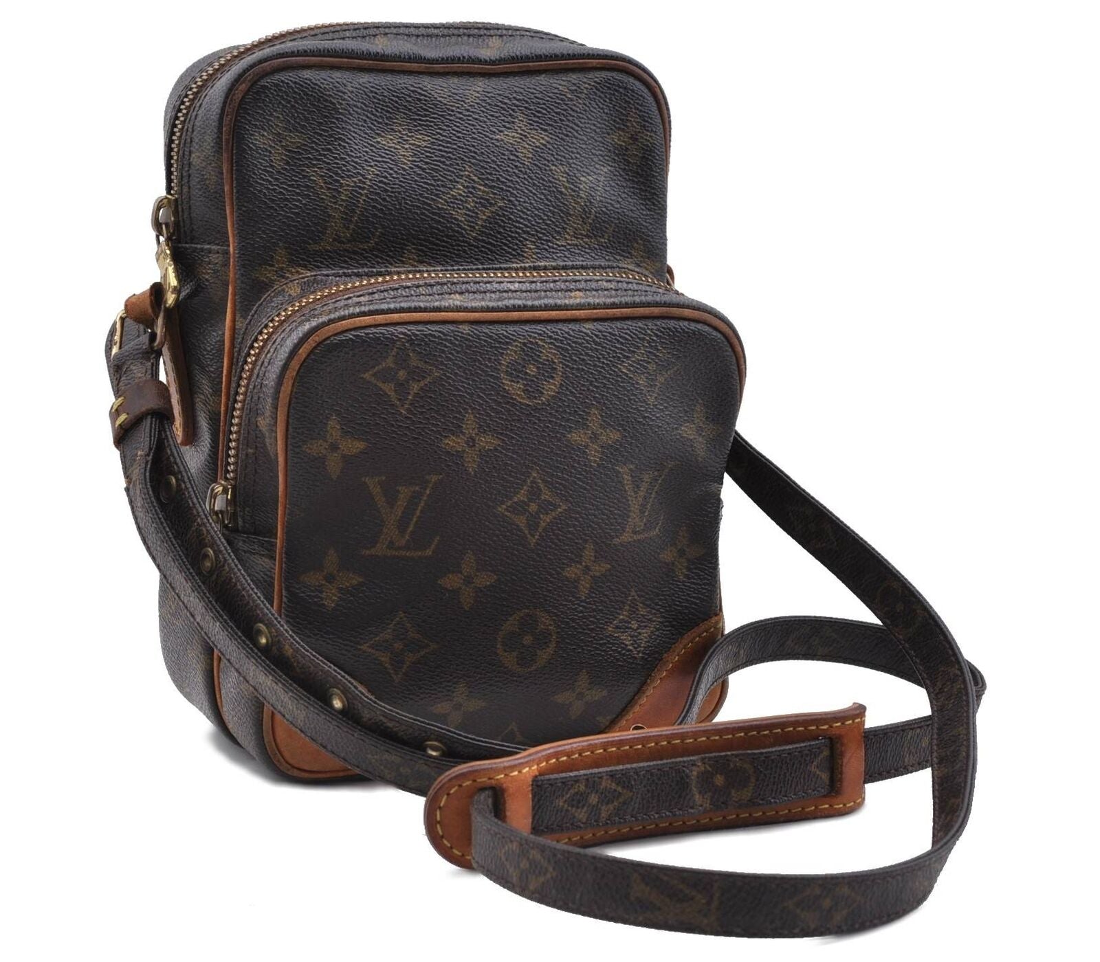 Authentic Louis Vuitton Monogram Amazone Shoulder Cross Body Bag M45236 LV 4081C