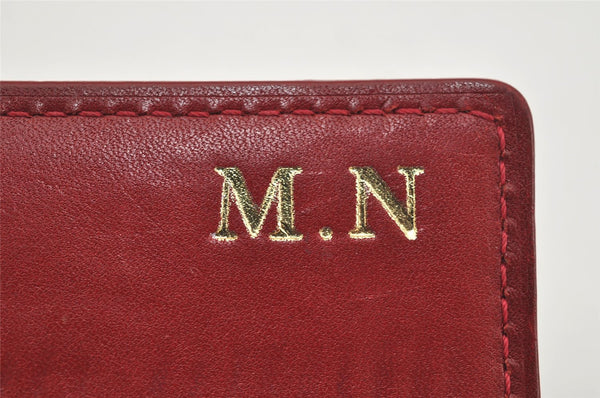 Authentic Louis Vuitton Vernis Portefeuille Sarah Wallet Red M93530 LV 4082I