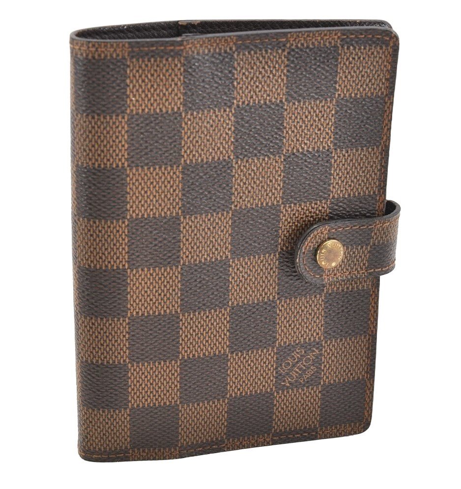 Authentic Louis Vuitton Damier Agenda PM Notebook Cover R20700 LV 4083I